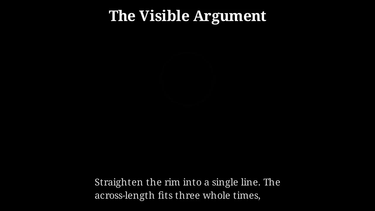 Why circle area is πr²